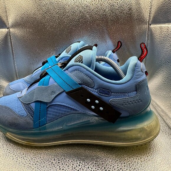 Size 10 Nike Odell Beckham Jr x Air Max 720 University Blue Mens Shoe DA4155-400 - Picture 8 of 11